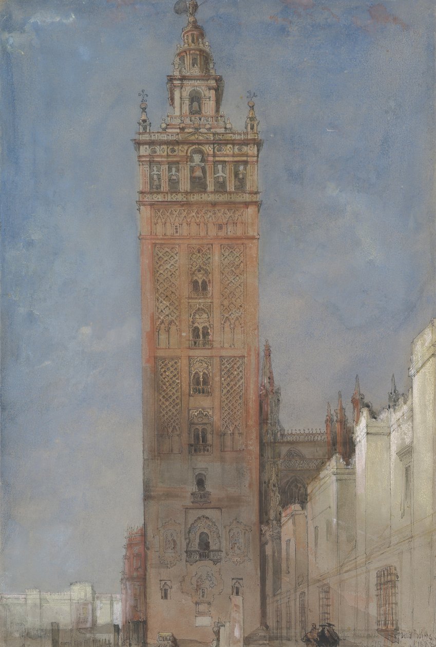 La Giralda, Séville, 1833 - David Roberts