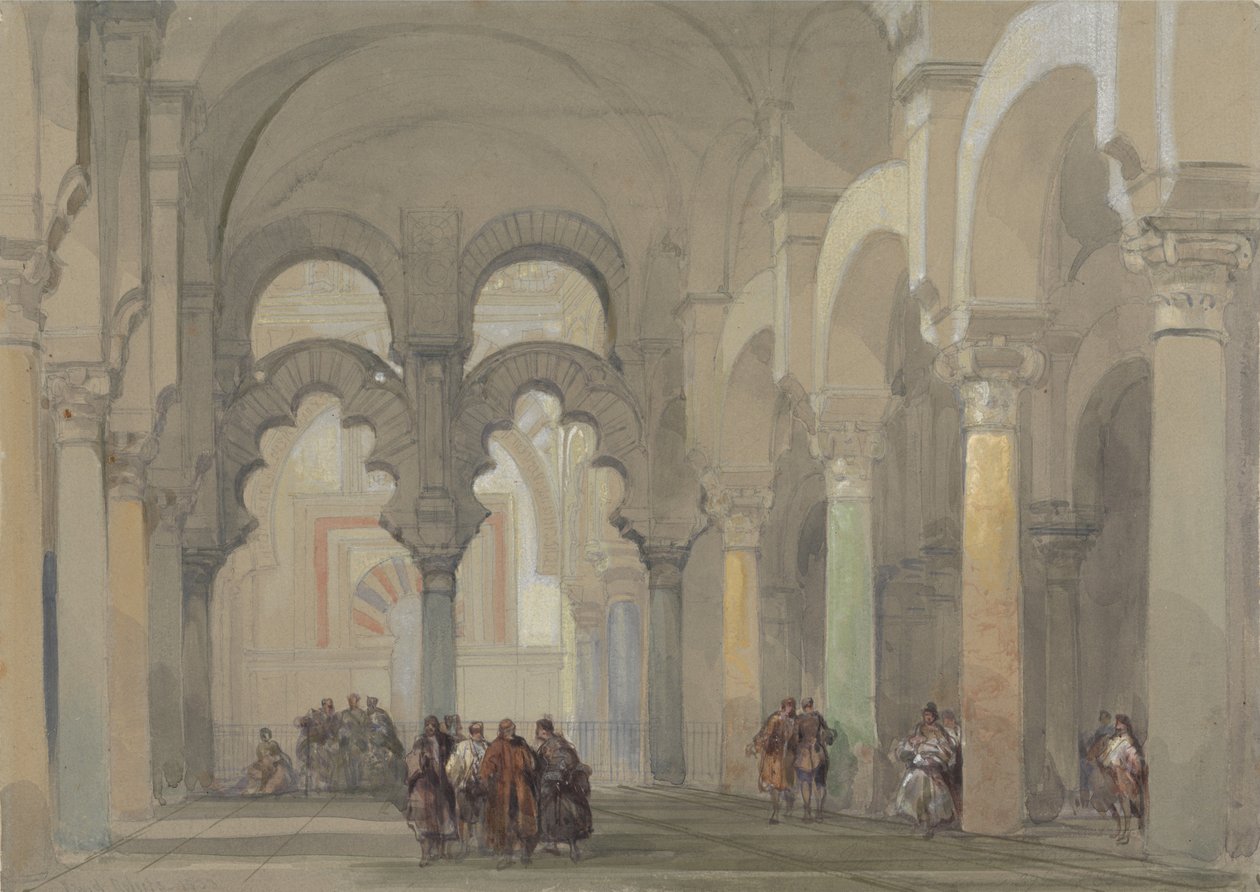 La mosquée de Cordoue - David Roberts