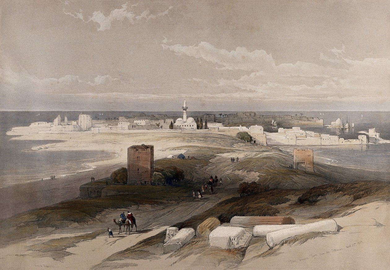 La ville antique de Tyr, vue depuis l