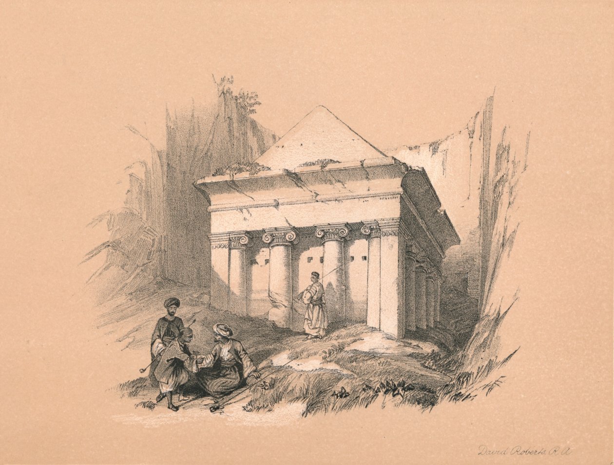Tombe de Zacharie, 1855 - David Roberts
