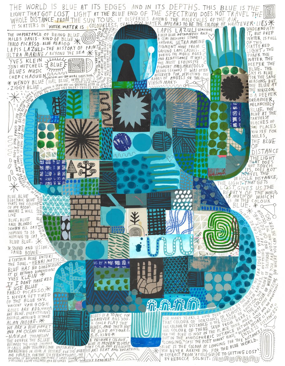 Bleu à ses bords, 2023 - David Shillinglaw