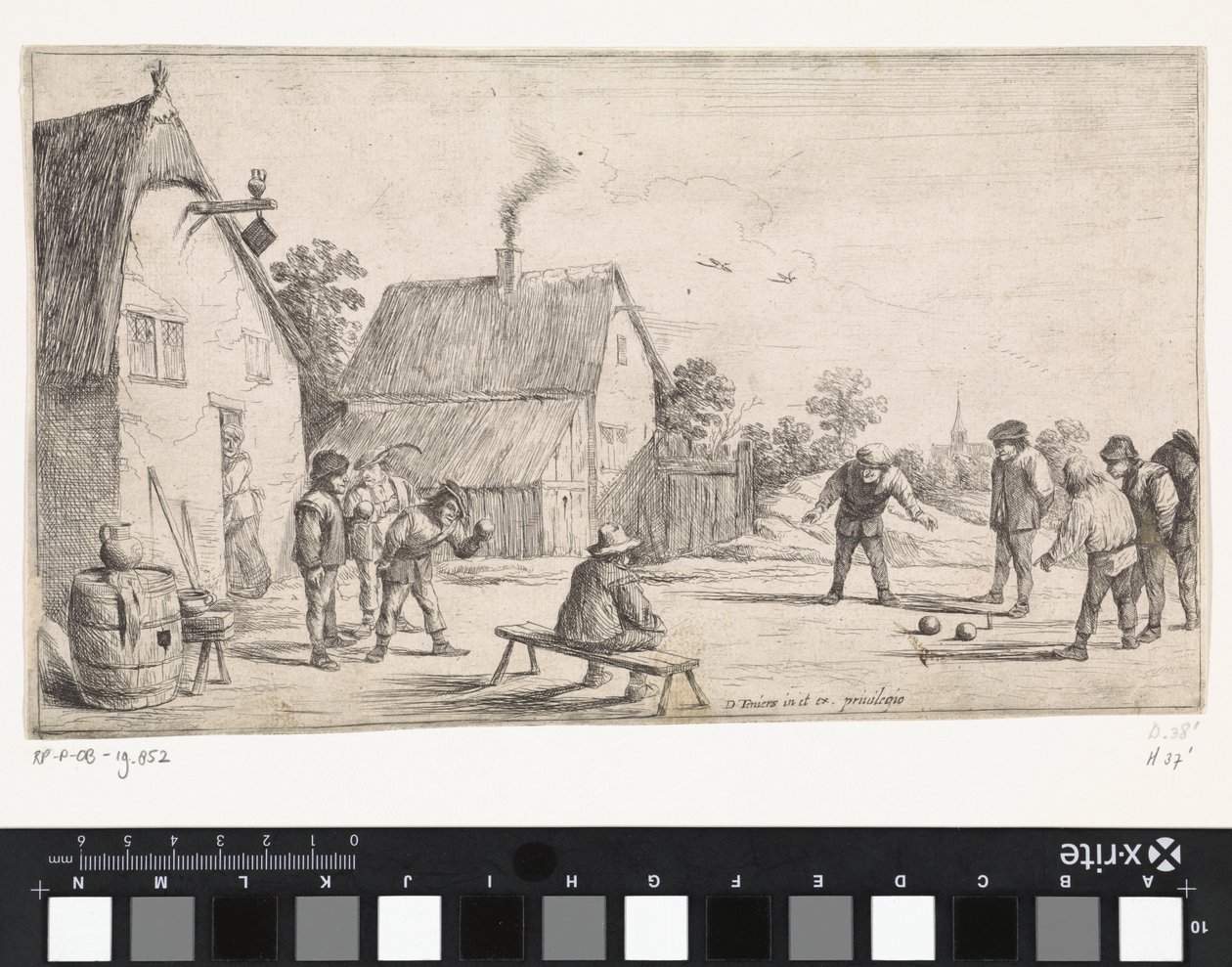 Paysans jouant à la pétanque - David Teniers (II)