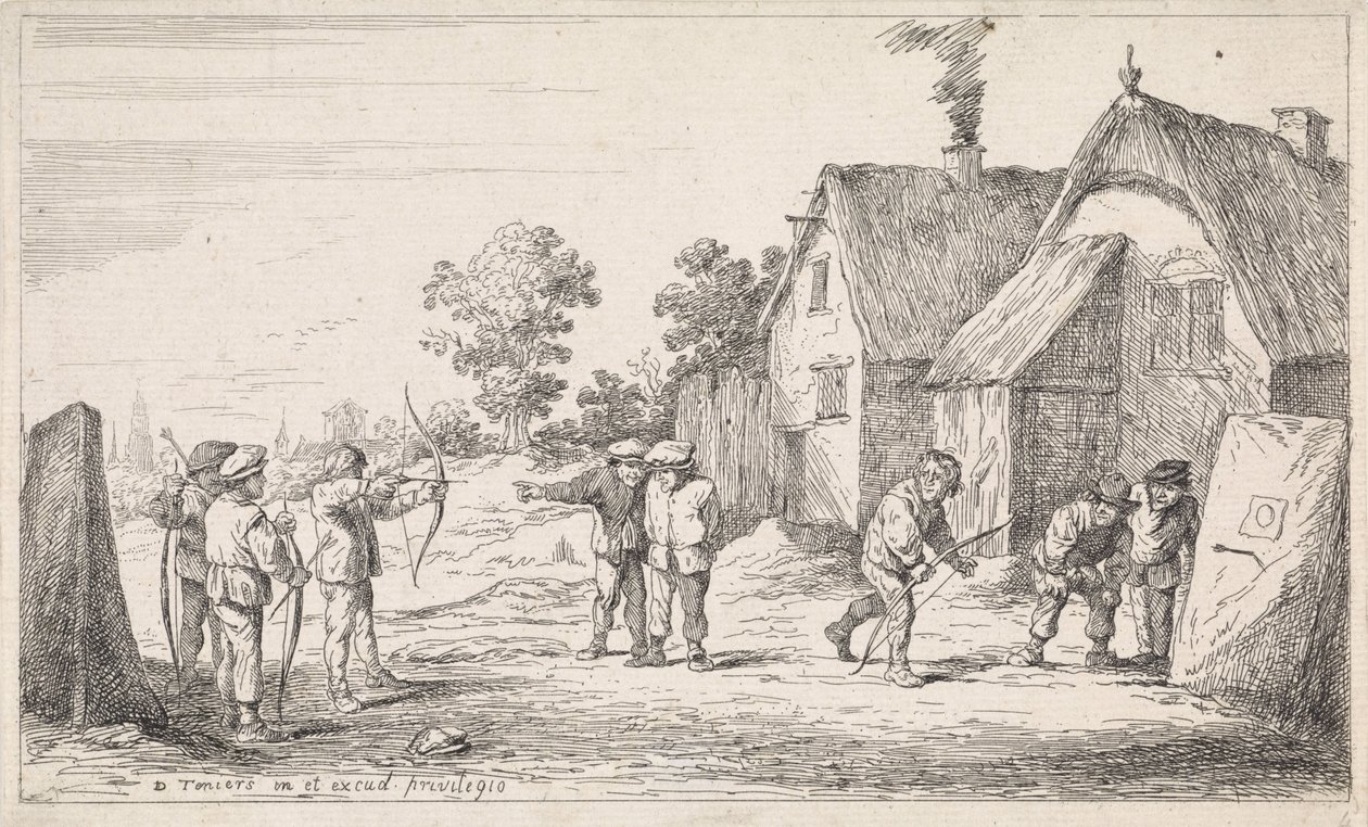 Archers (Scènes de genre en plein air) - David Teniers (II)