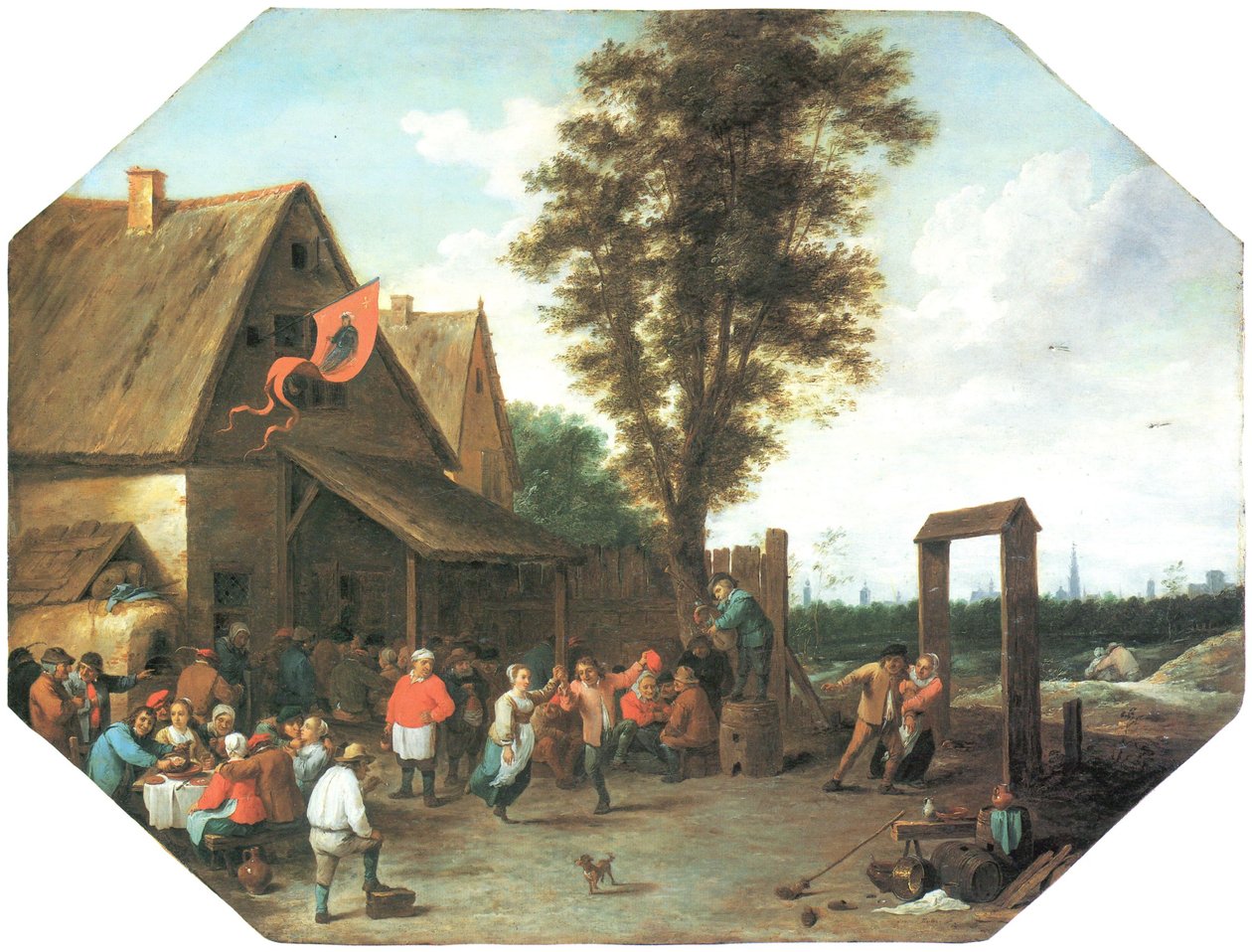 Fête du village de la Saint-Georges - David Teniers the Younger