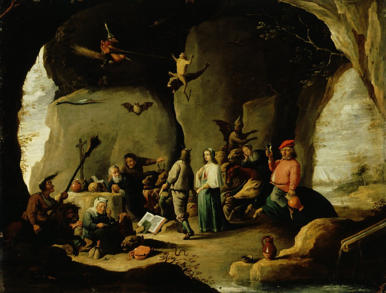 La tentation de saint Antoine - David Teniers the Younger
