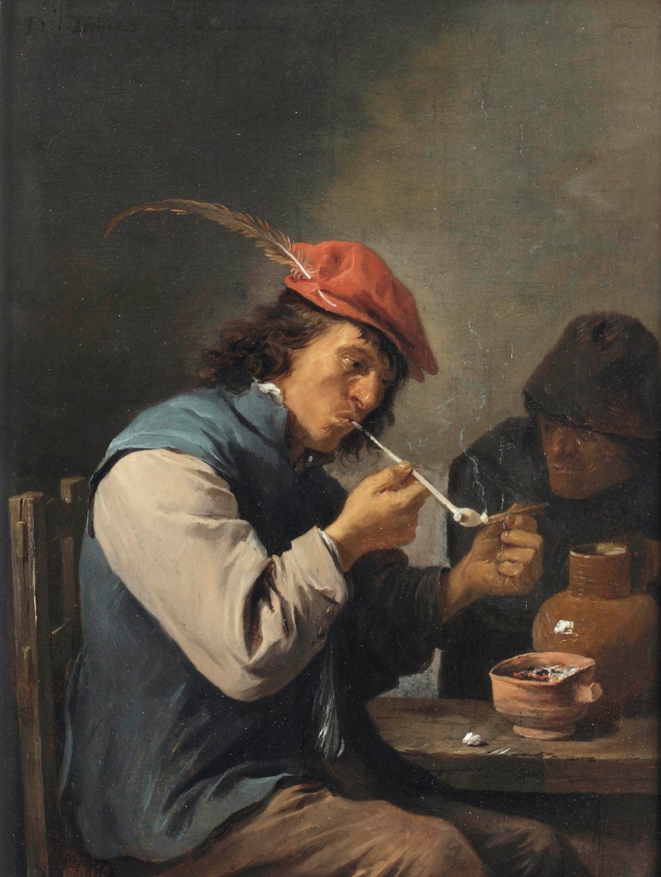 Le fumoir - David Teniers the Younger