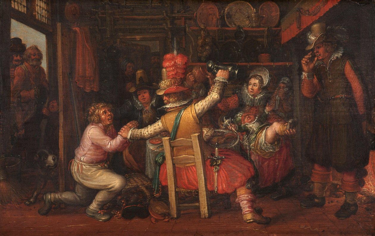 Le chagrin du paysan - David Vinckboons (I) (workshop of)