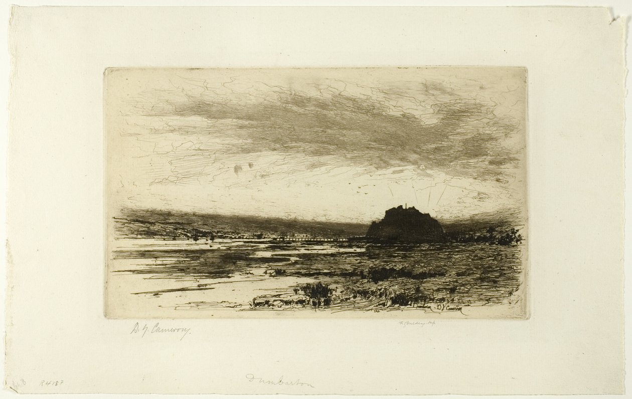 Dumbarton, planche onze de The Clyde Set - David Young Cameron
