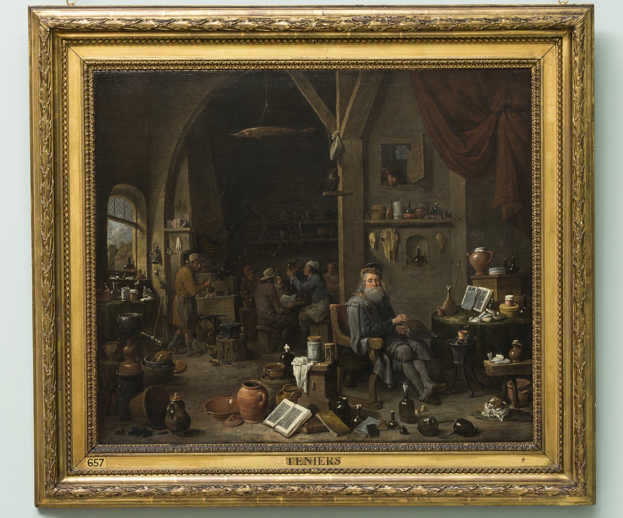 Un alchimiste - David Teniers the Younger