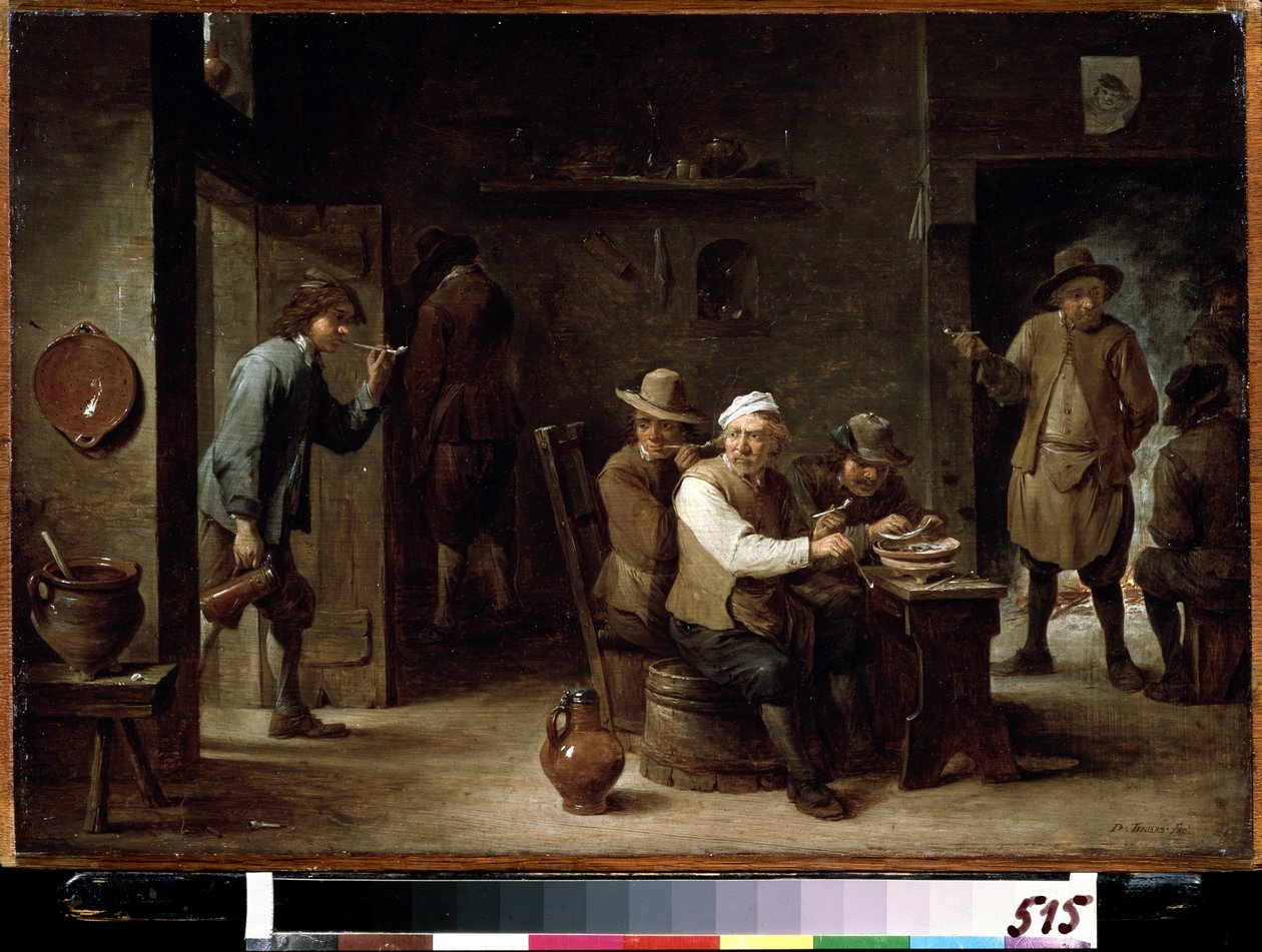 Dans la taverne - David Teniers the Younger