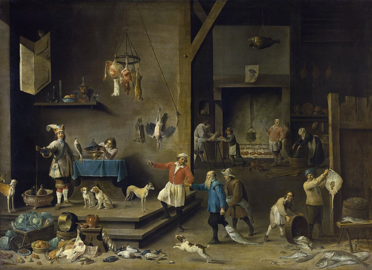 Cuisine - David Teniers the Younger