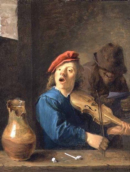 Le violoniste - David Teniers the Younger