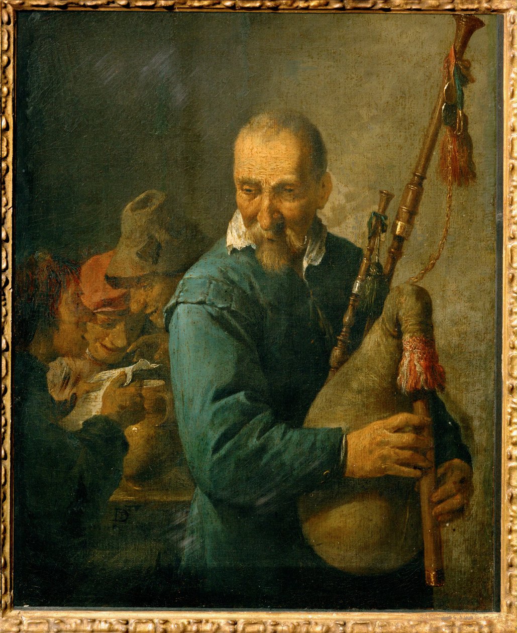 Le joueur de cornemuse ... - David the Younger Teniers