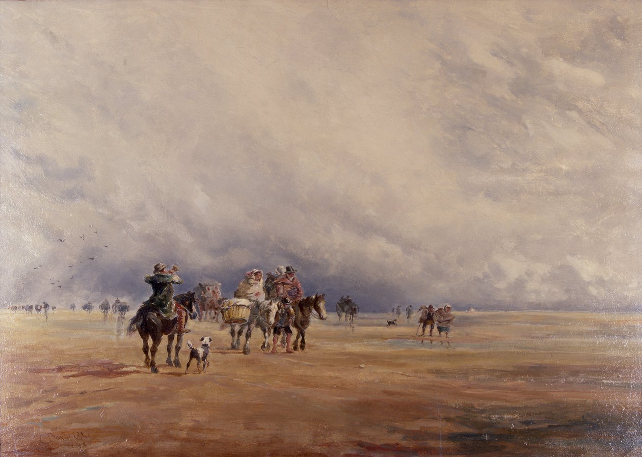 Lancaster Sands, Morecambe Bay - David the younger Cox