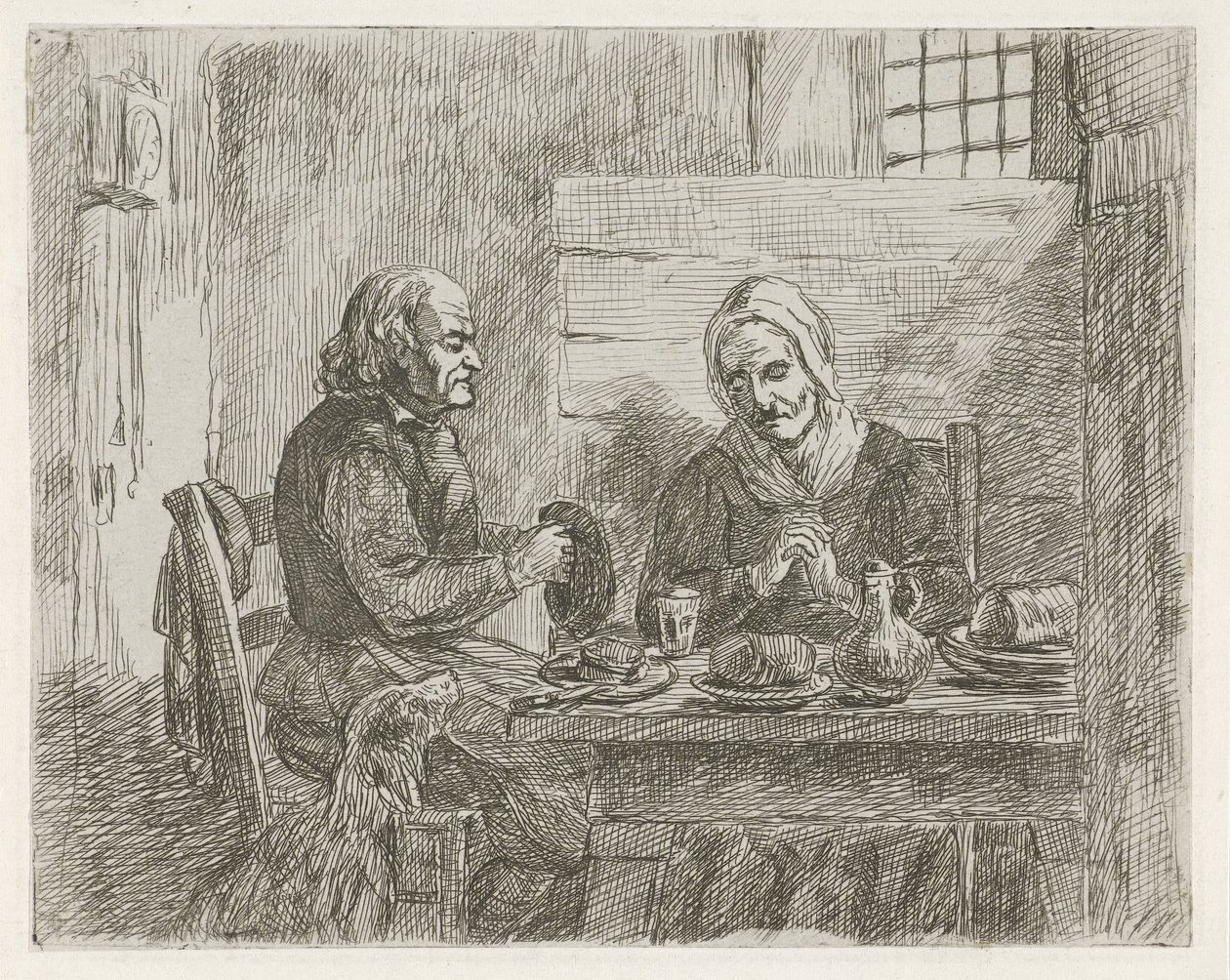 Prière avant le repas - David van der Kellen