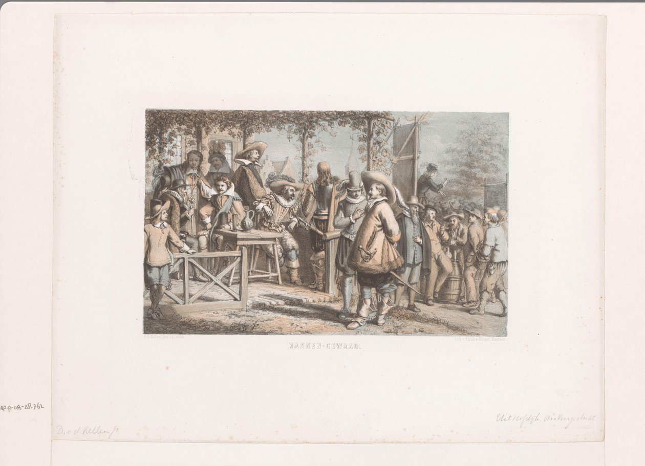 Nobles à une fête de village - David van der Kellen
