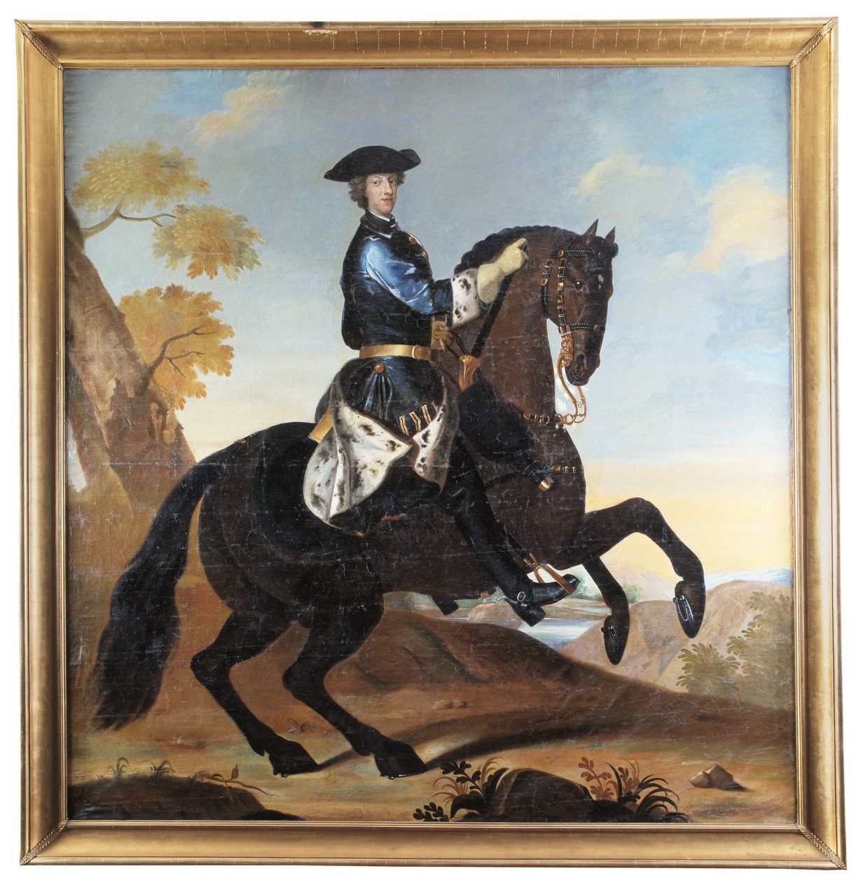 Porträt, Reiter - David von Krafft