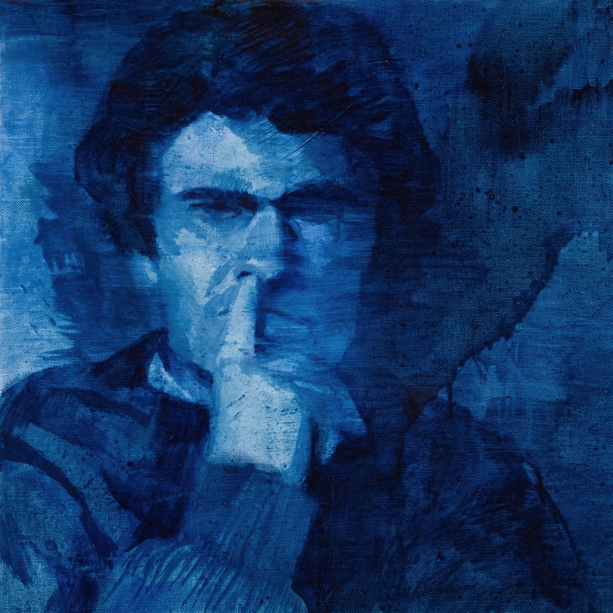 Marcel Broodthaers 12, 2018 (huile sur lin) - Davis Lisboa