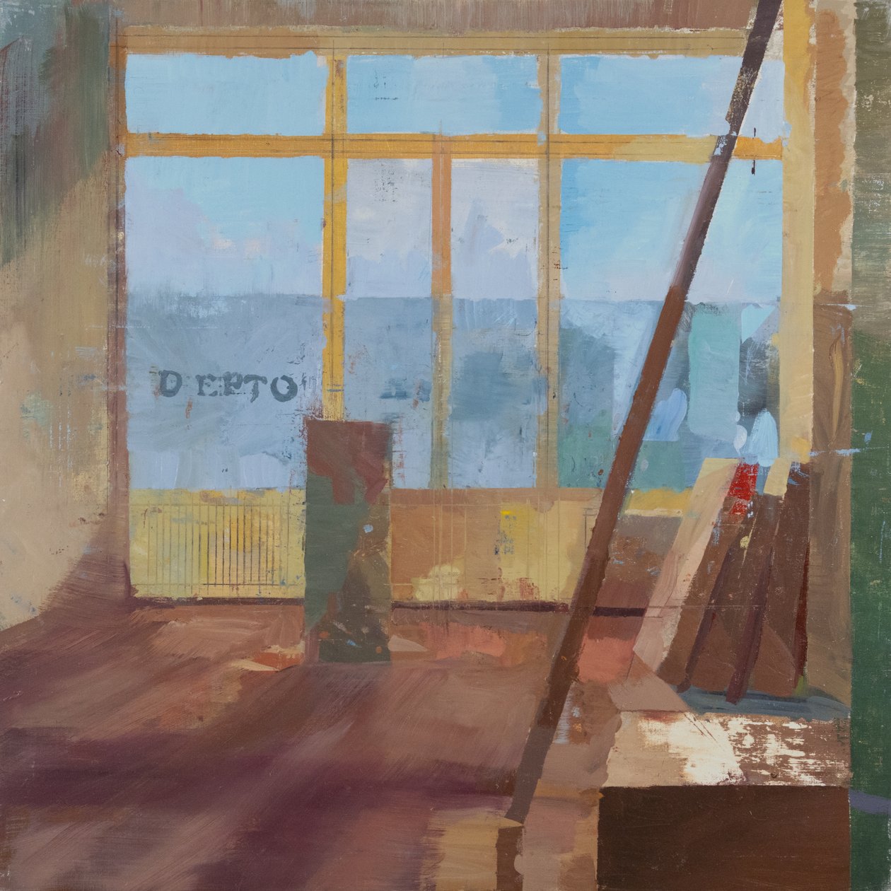 Musée des Aigles Modernes 12, 2017 (oil on linen) - Davis Lisboa