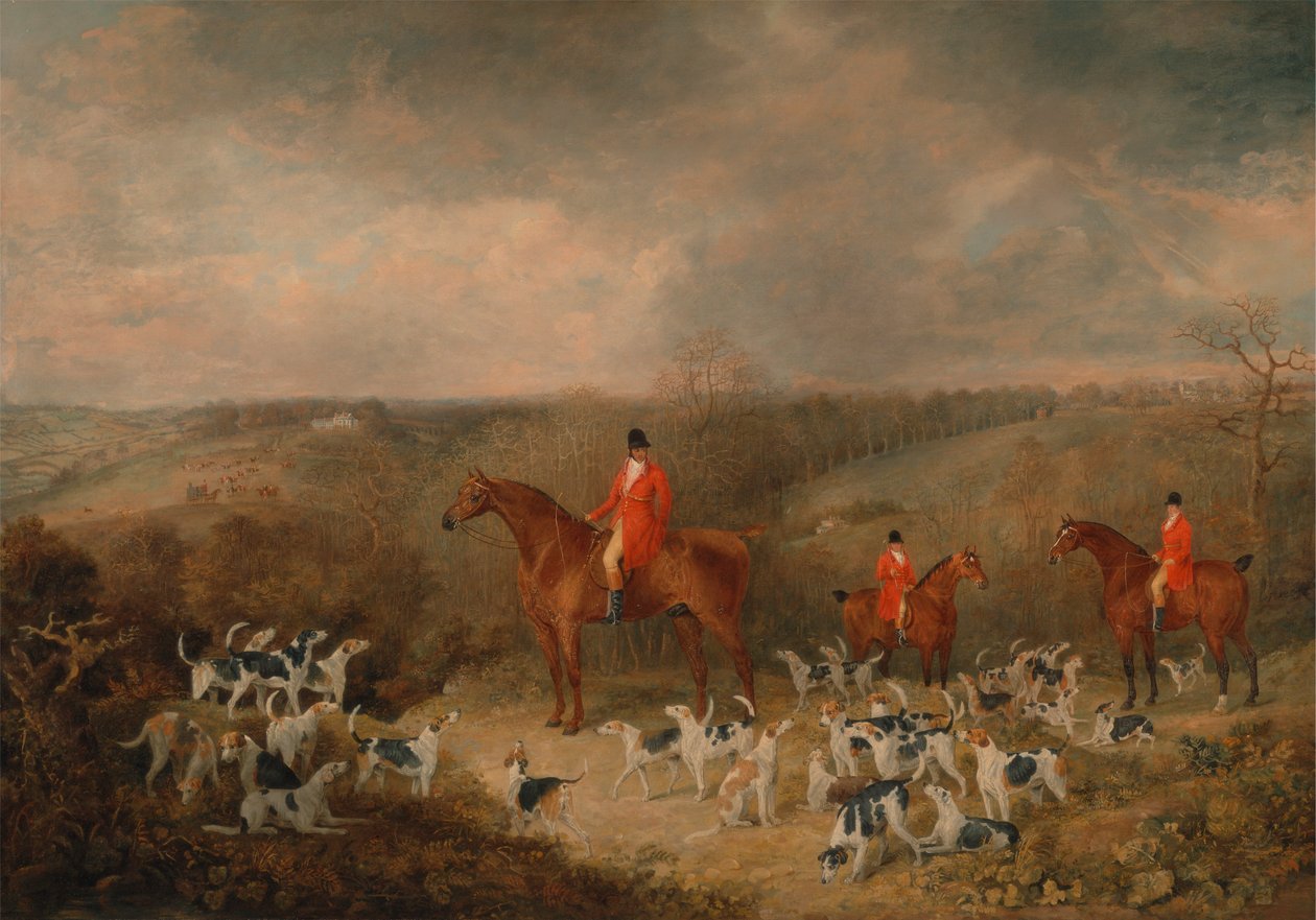 Lord Glamis et ses chiens de chasse - Dean Wolstenholme