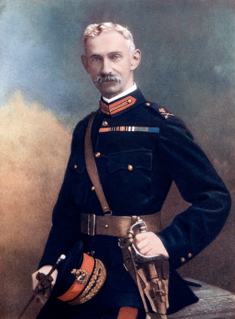 Major-Général G Barton, commandant la 6e brigade d