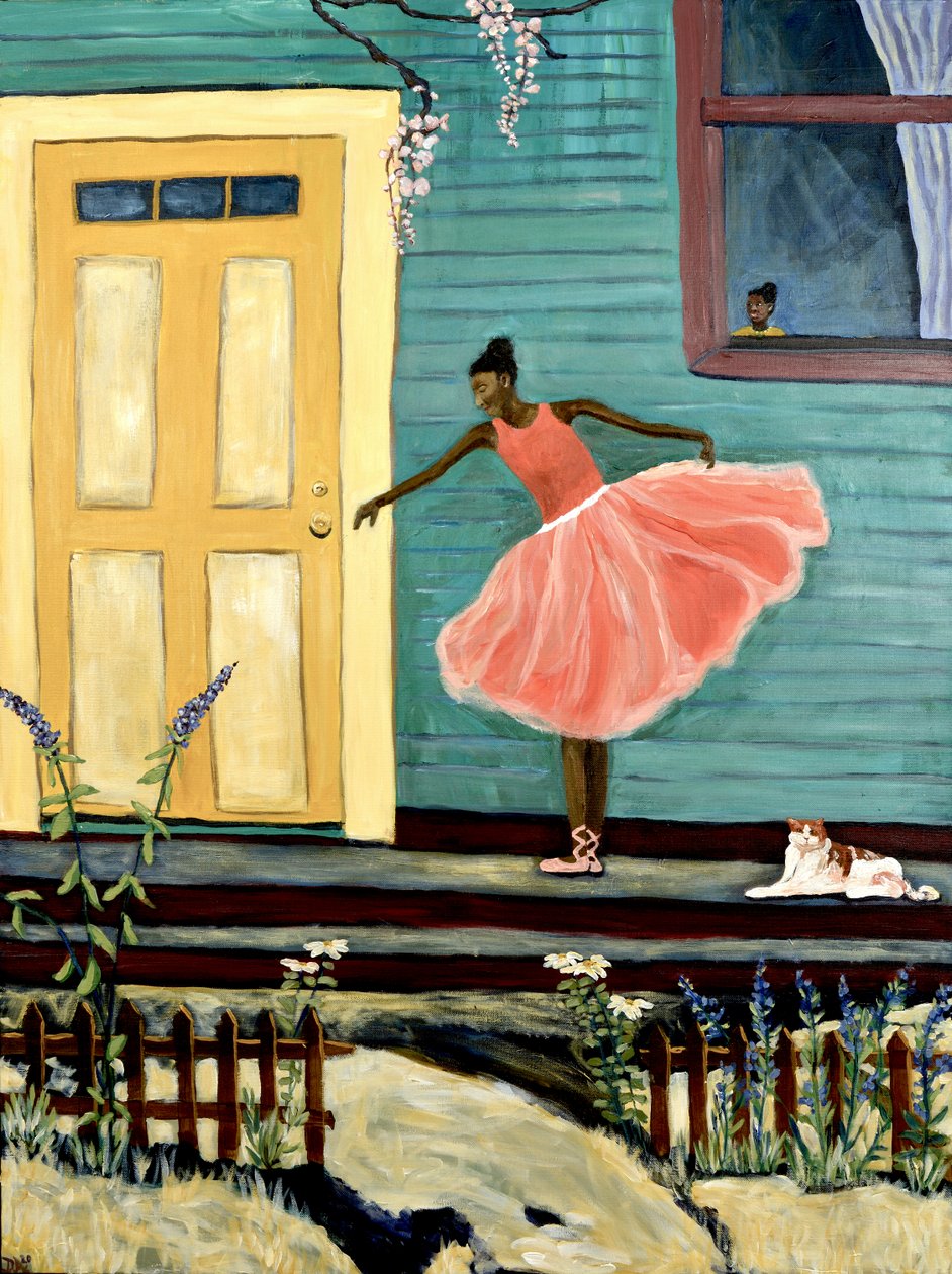 At Home, 2020 (acrylique sur toile) - Deborah Eve Alastra
