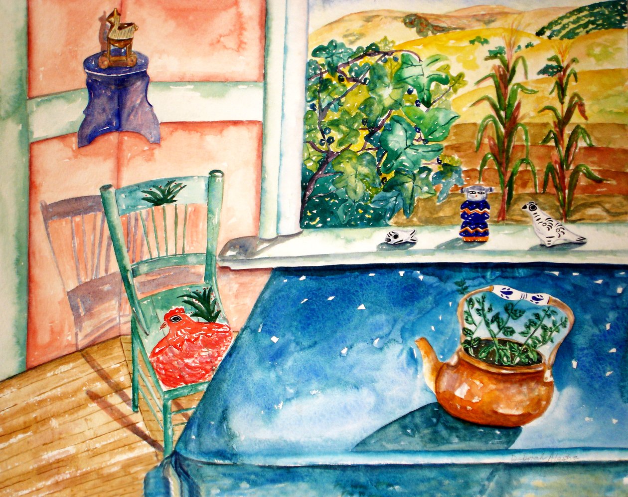 Blue Table - Deborah Eve Alastra
