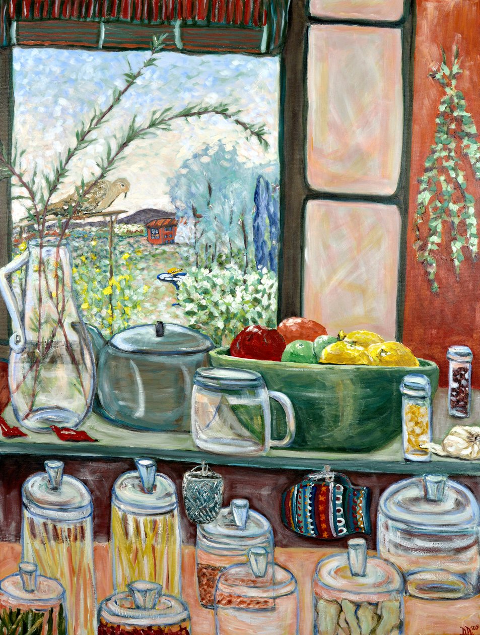 Mi Cocina, 2020 (acrylique sur toile) - Deborah Eve Alastra