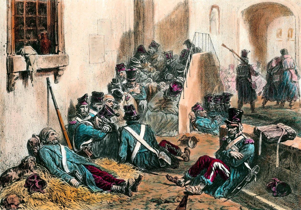 Typhus pendant les guerres napoléoniennes - Denis Auguste Marie Raffet