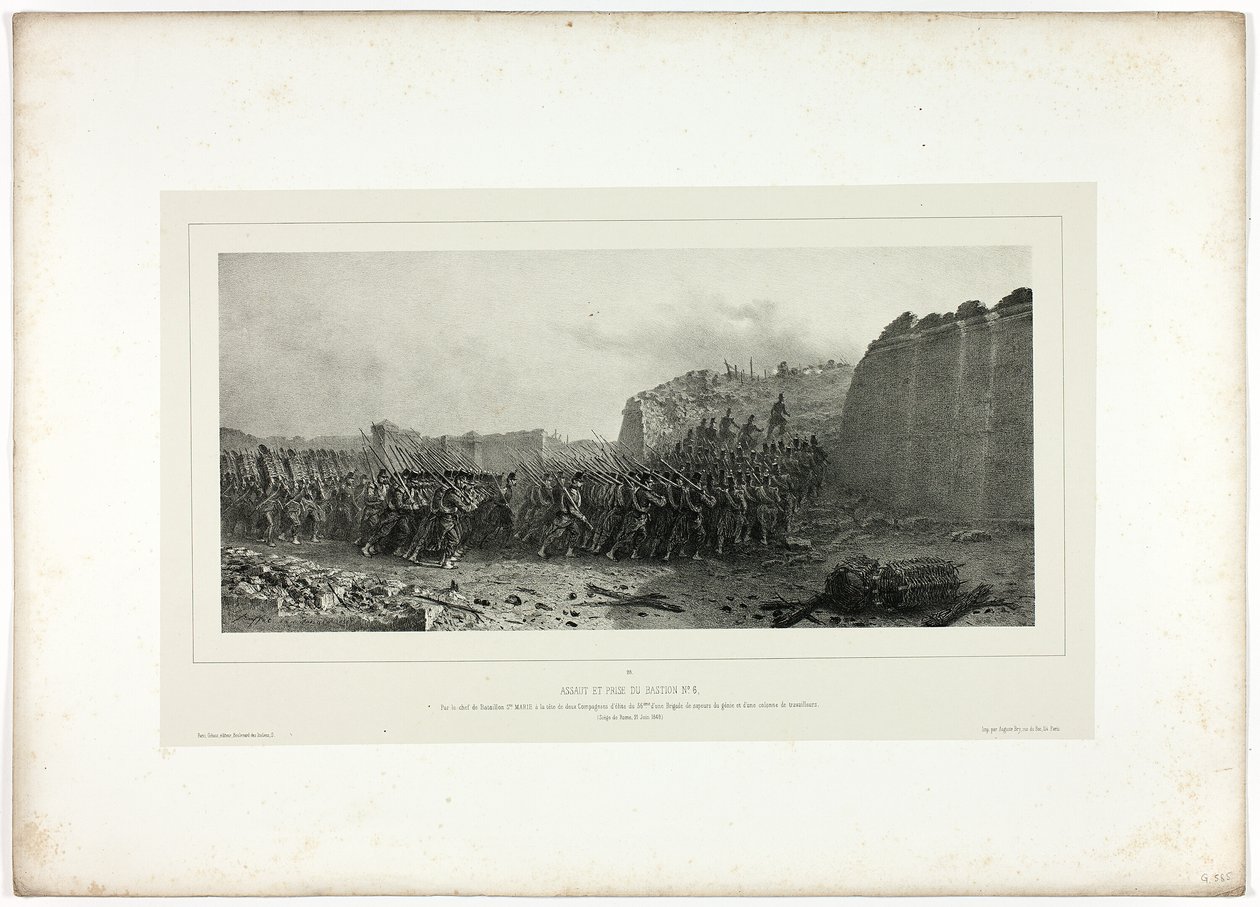 Assaut et capture du bastion n° 6, de Souvenirs d