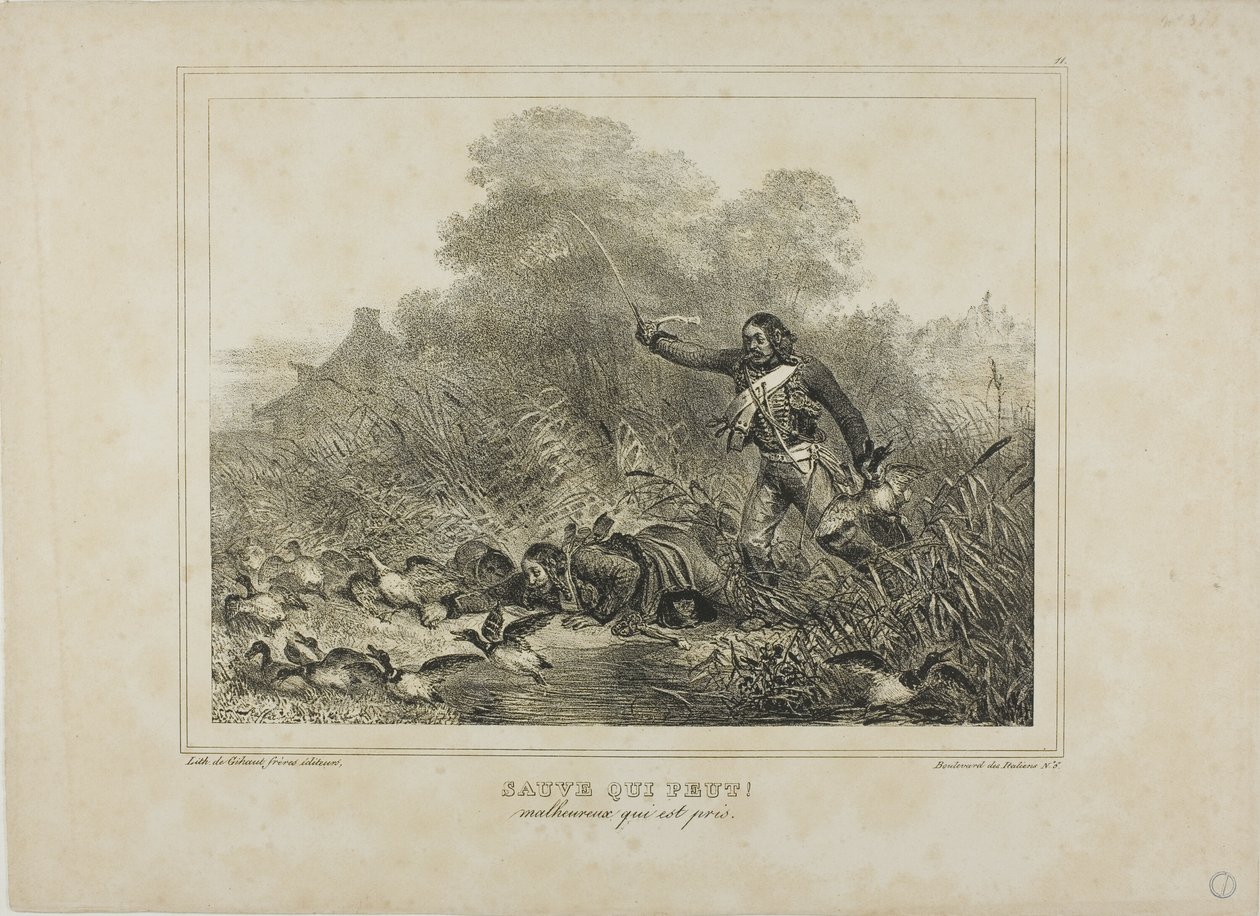 Chacun pour soi ! - Denis Auguste Marie Raffet