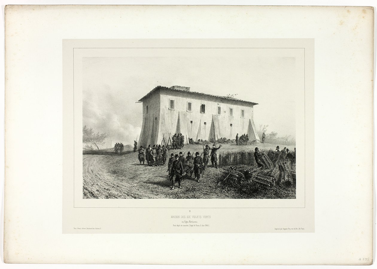 Maison aux six volets verts, de "Souvenirs d