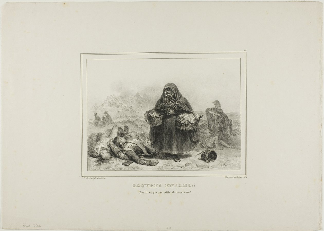 Pauvres enfants ! Que Dieu ait pitié de leurs âmes ! - Denis Auguste Marie Raffet