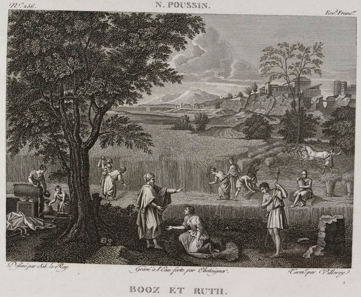 Denis-Sébastien Leroy, Antoine-Claude-François Villerey et Chataigner - Booz et Ruth, d