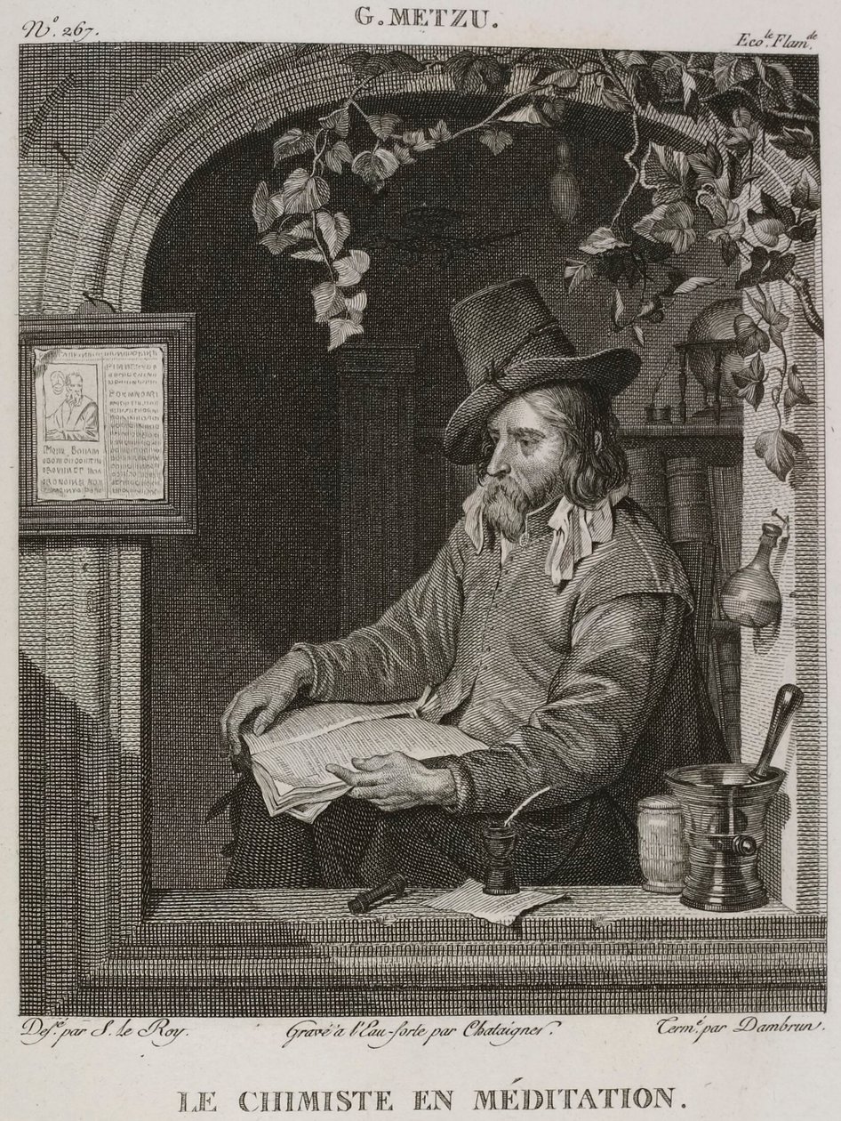 Denis-Sébastien Leroy, Chataigner et Dambrun - Le Chimiste en méditation, d