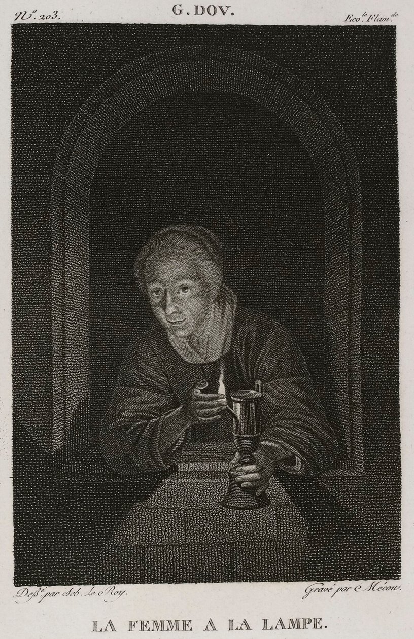 Denis-Sébastien Leroy et Mécou - La Femme à la lampe, d