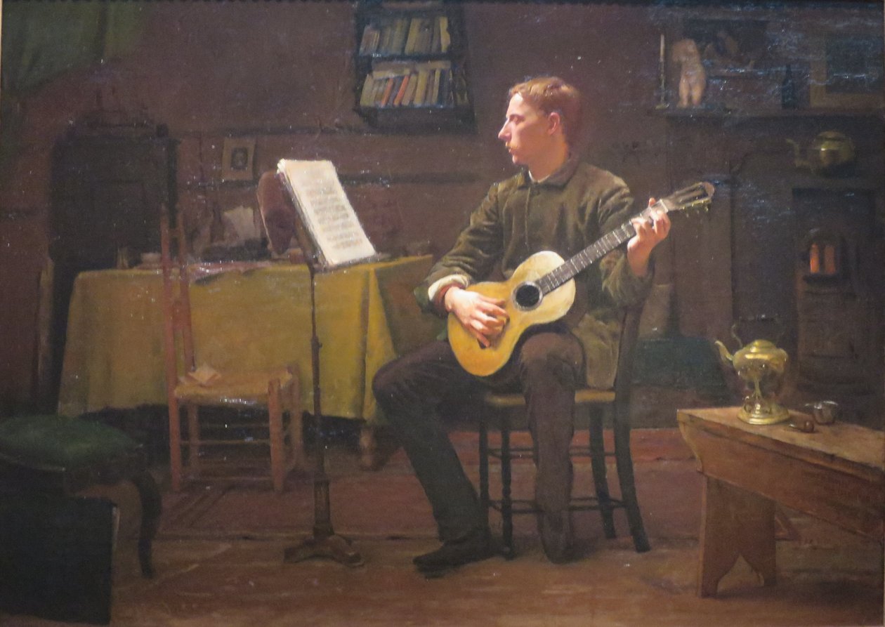 Un bohémien par Dennis Miller Bunker, 1885 - Dennis Miller Bunker