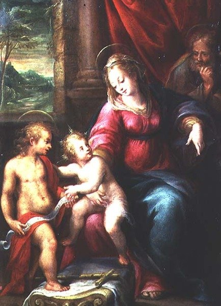 Madone et Enfant avec Jean le Baptiste - Denis Calvaert