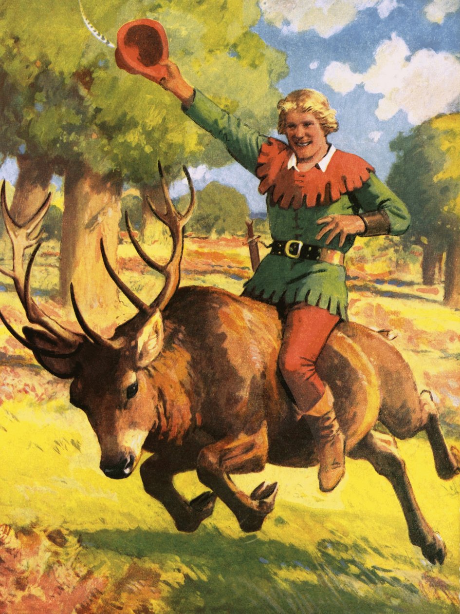 Robin des Bois sur le dos d