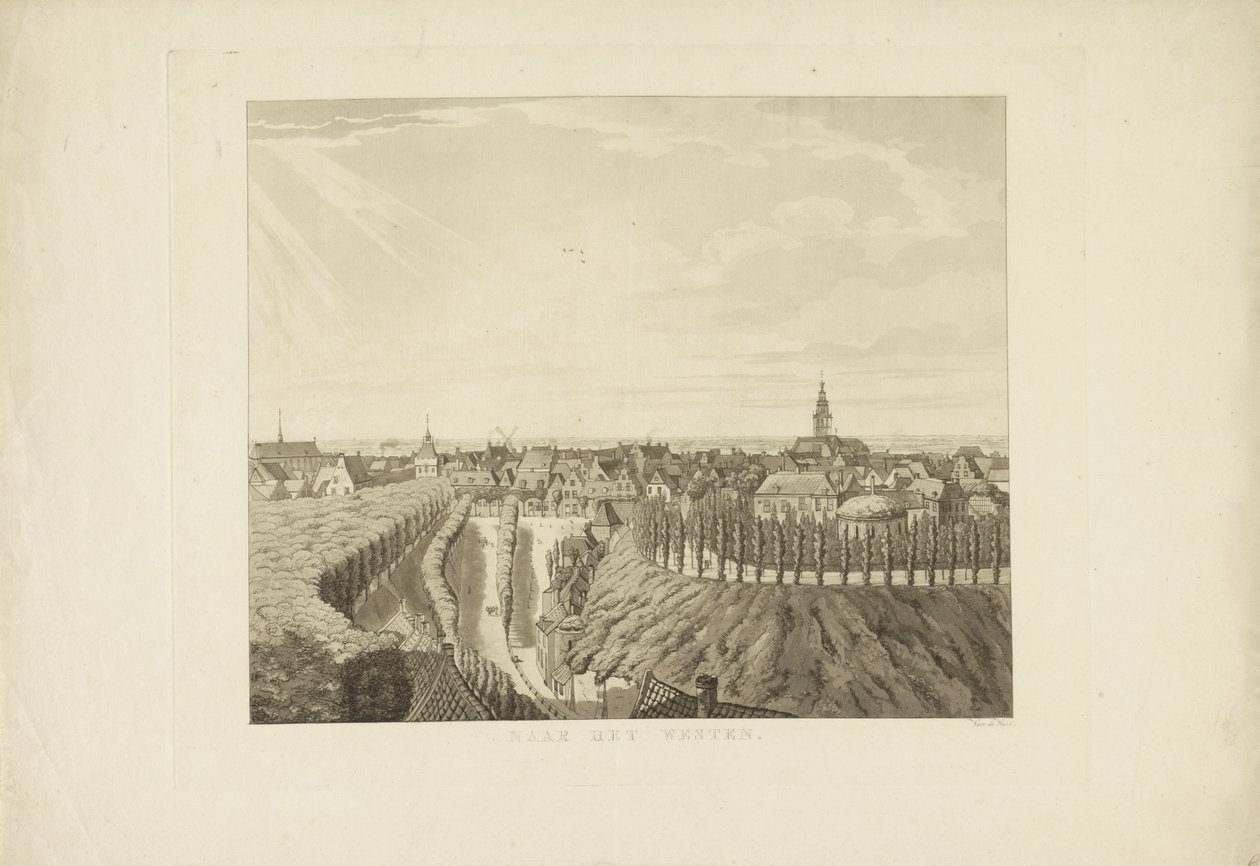 Nimègue, vue depuis la Belvédère vers l