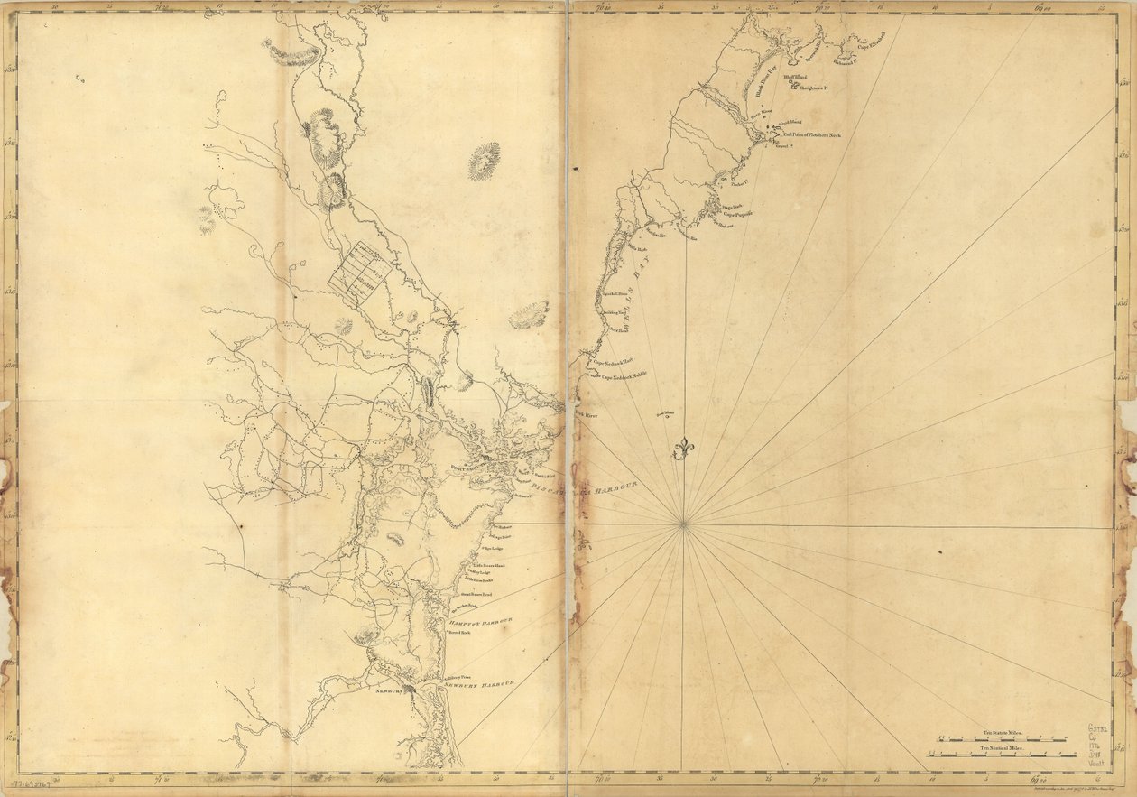 (Côte de la Nouvelle-Angleterre, de Cape Elizabeth, Me. à Newburyport, Mass. LOC 77693969 - Joseph F. W. Des Barres