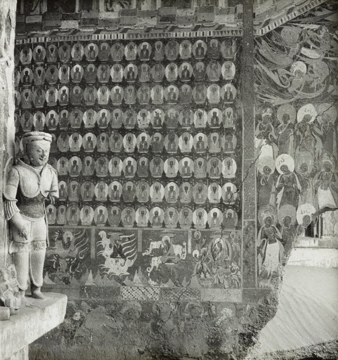 Grotte 257, section avant du mur nord, grottes de Dunhuang, Chine - Desmond Parsons