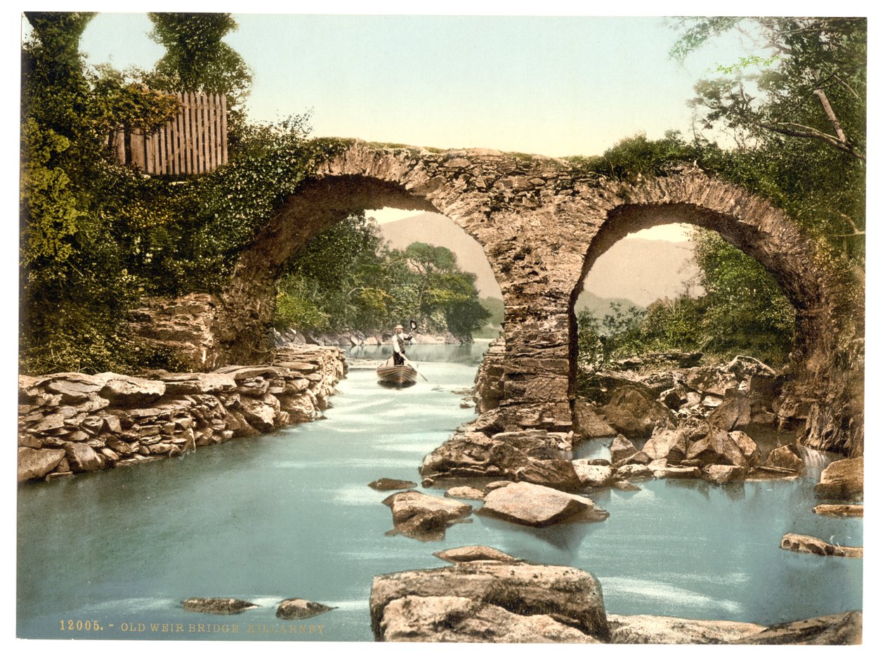 Vieux pont de Weir. Killarney, Comté de Kerry, Irlande, c.1890-1900 - Detroit Publishing Co.