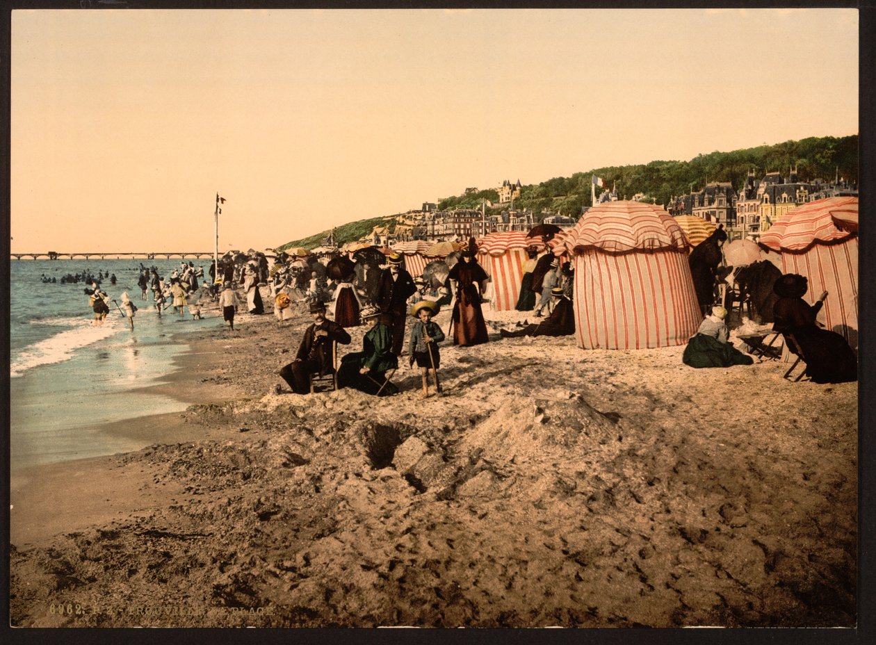 La plage à l