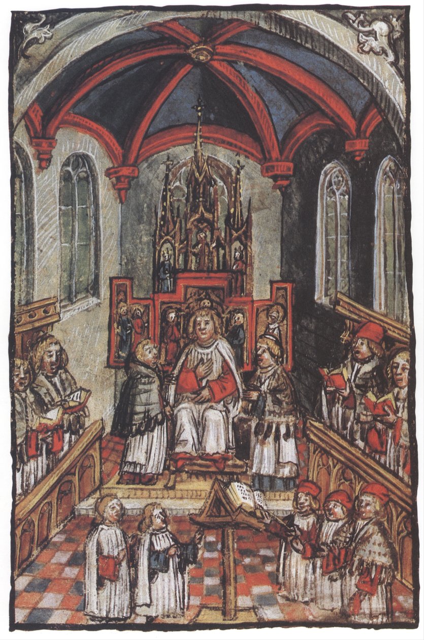 Conflit épiscopal de Constance de 1474 - Diebold Schilling the Younger