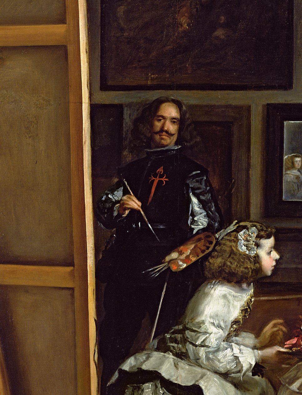 Las Meninas ou La Famille de Philippe IV, c.1656 (détail) - Diego Velázquez