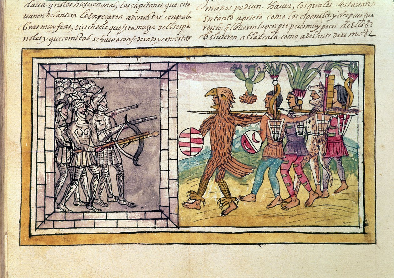 Codex Duran : Pedro de Alvarado (c.1485-1541) compagnon d
