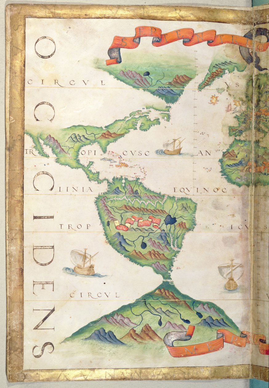 Les Amériques, détail de l