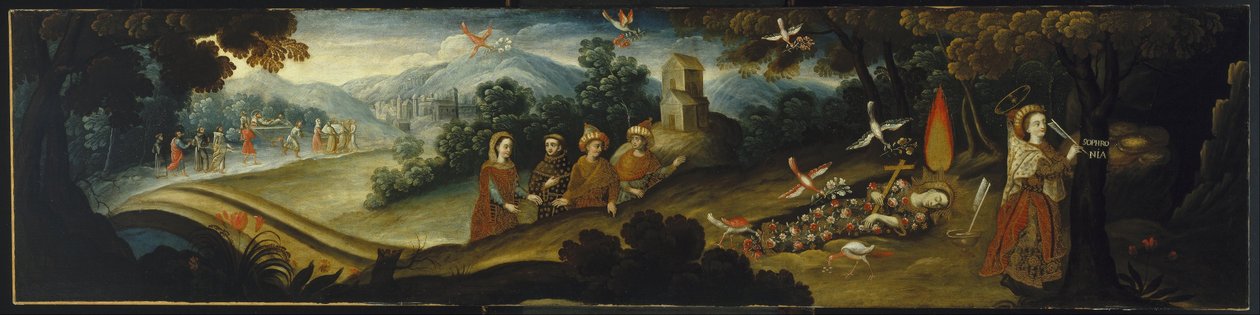 La légende de Santa Sophronia - Diego Quispe Tito