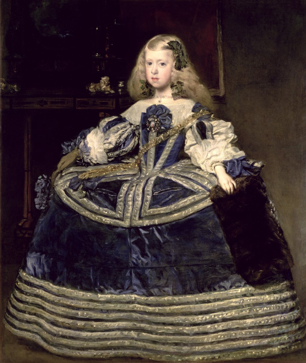 Infante Margarita Teresa en robe bleue - Diego Velázquez